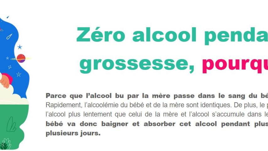 Zéro alcool pendant la grossesse